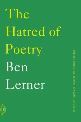 Der Hass auf die Poesie - The Hatred of Poetry