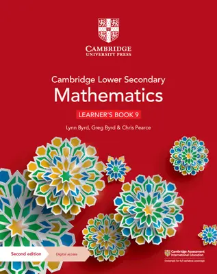 Cambridge Lower Secondary Mathematics Learner's Book 9 mit digitalem Zugang (1 Jahr) - Cambridge Lower Secondary Mathematics Learner's Book 9 with Digital Access (1 Year)