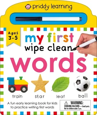 Priddy Lernen: Meine ersten Wörter zum Sauberwischen: Ein lustiges Buch zum frühen Lernen - Priddy Learning: My First Wipe Clean Words: A Fun Early Learning Book