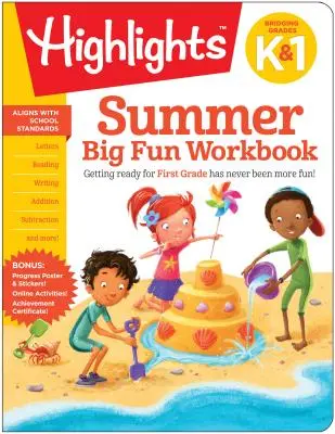 Summer Big Fun Workbook zur Überbrückung der Klassenstufen K & 1 - Summer Big Fun Workbook Bridging Grades K & 1