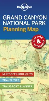 Lonely Planet Grand Canyon National Park Planungskarte 1 - Lonely Planet Grand Canyon National Park Planning Map 1