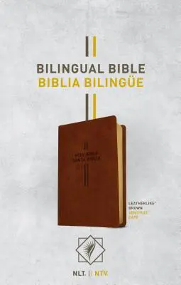 Zweisprachige Bibel / Biblia Bilinge Nlt/Ntv (Lederartig, Braun) - Bilingual Bible / Biblia Bilinge Nlt/Ntv (Leatherlike, Brown)