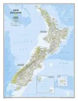 National Geographic: Neuseeland Klassische Wandkarte (23,5 X 30,25 Zoll) - National Geographic: New Zealand Classic Wall Map (23.5 X 30.25 Inches)