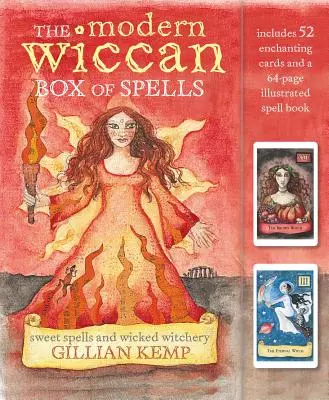 Modern Wiccan Box of Spells - Enthält 52 Zauberkarten und ein 64-seitiges illustriertes Zauberbuch - Modern Wiccan Box of Spells - Includes 52 Enchanting Cards and a 64-Page Illustrated Spell Book