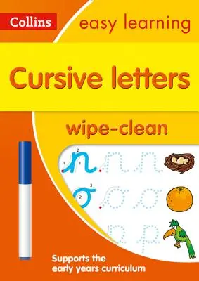 Cursive Letters Age 3-5 Wipe Clean Activity Book - Ideal für das Lernen zu Hause - Cursive Letters Age 3-5 Wipe Clean Activity Book - Ideal for Home Learning