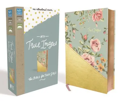 NIV, Wahre Bilder Bibel, Kunstleder, Blau/Gold: Die Bibel für Teenager-Mädchen - NIV, True Images Bible, Imitation Leather, Blue/Gold: The Bible for Teen Girls