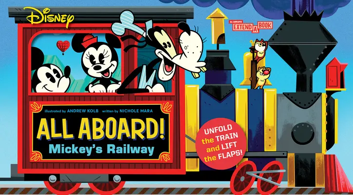 Disney Alles an Bord! Mickey's Railway (ein Abrams-Erweiterungsbuch) - Disney All Aboard! Mickey's Railway (an Abrams Extend a Book)