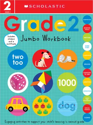 Jumbo Arbeitsbuch für die zweite Klasse: Scholastic Early Learners (Jumbo Arbeitsbuch) - Second Grade Jumbo Workbook: Scholastic Early Learners (Jumbo Workbook)