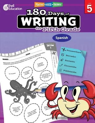 180 Tage Schreiben für die fünfte Klasse (Spanisch): Üben, Bewerten, Diagnostizieren - 180 Days of Writing for Fifth Grade (Spanish): Practice, Assess, Diagnose