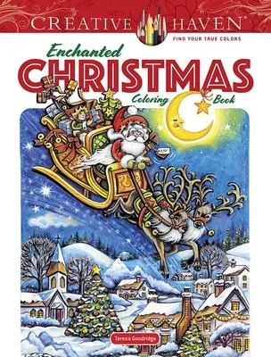 Creative Haven Verzaubertes Weihnachts-Malbuch - Creative Haven Enchanted Christmas Coloring Book