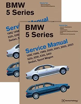 BMW 5er 2 Band (E39 Service Handbuch: 1997, 1998, 1999, 2000, 2001, 2002, 2003: 525i, 528i, 530i, 540i, Limousine, Sport Kombi - BMW 5 Series 2 Vol (E39 Service Manual: 1997, 1998, 1999, 2000, 2001, 2002, 2003: 525i, 528i, 530i, 540i, Sedan, Sport Wagon