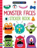 Monstergesichter Stickerbuch - Monster Faces Sticker Book