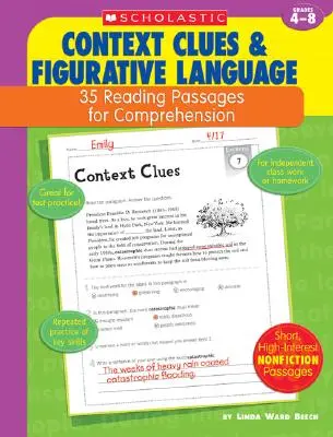 35 Lesetexte für das Leseverstehen: Context Clues & Figurative Language: 35 Lesetexte für das Leseverständnis - 35 Reading Passages for Comprehension: Context Clues & Figurative Language: 35 Reading Passages for Comprehension