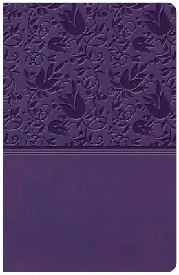 KJV Großdruck Bibel im persönlichen Format, lila Lederimitat - KJV Large Print Personal Size Reference Bible, Purple Leathertouch