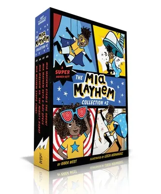 Die MIA Mayhem Collection #2: MIA Mayhem hält die Zeit an; MIA Mayhem gegen den mächtigen Roboter; MIA Mayhem bekommt eine Röntgenbrille; MIA Mayhem stiehlt die Show! - The MIA Mayhem Collection #2: MIA Mayhem Stops Time!; MIA Mayhem vs. the Mighty Robot; MIA Mayhem Gets X-Ray Specs; MIA Mayhem Steals the Show!