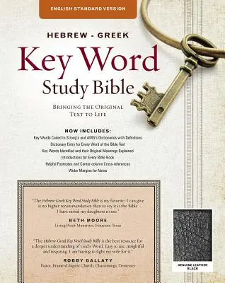 Hebräisch-Griechische Schlüsselwort-Studienbibel-ESV: Wichtige Einblicke in Gottes Wort - Hebrew-Greek Key Word Study Bible-ESV: Key Insights Into God's Word