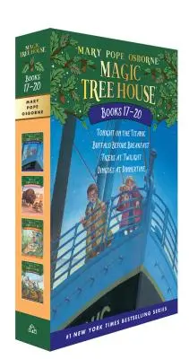 Magic Tree House Bücher 17-20 Box Set: Das Geheimnis des verzauberten Hundes - Magic Tree House Books 17-20 Boxed Set: The Mystery of the Enchanted Dog