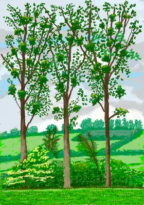 David Hockney: Die Ankunft des Frühlings in der Normandie, 2020 - David Hockney: The Arrival of Spring in Normandy, 2020