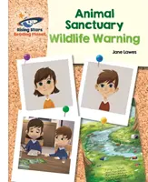 Lesender Planet - Tierschutzgebiet: Warnung vor Wildtieren - Weiß: Galaxie - Reading Planet - Animal Sanctuary: Wildlife Warning - White: Galaxy