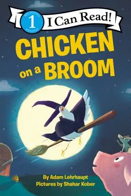 Huhn auf einem Besen - Chicken on a Broom