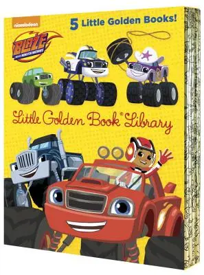 Blaze und die Monstermaschinen Kleine Goldene Buchbibliothek (Blaze und die Monstermaschinen): Fünf von Nickeoldeon's Blaze und die Monster-Maschinen Littl - Blaze and the Monster Machines Little Golden Book Library (Blaze and the Monster Machines): Five of Nickeoldeon's Blaze and the Monster Machines Littl