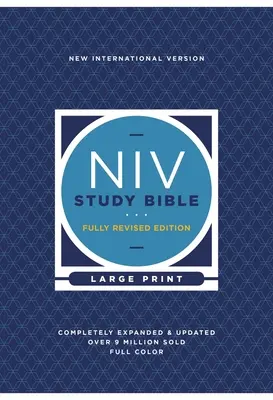 NIV Studienbibel, Vollständig revidierte Ausgabe, Großdruck, Hardcover, Rote Schrift, Komfortdruck - NIV Study Bible, Fully Revised Edition, Large Print, Hardcover, Red Letter, Comfort Print