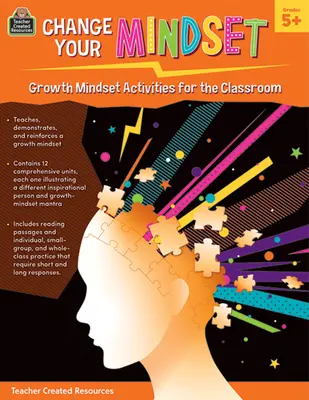 Ändern Sie Ihr Mindset: Growth Mindset Aktivitäten für das Klassenzimmer (ab Gr. 5) - Change Your Mindset: Growth Mindset Activities for the Classroom (Gr. 5+)