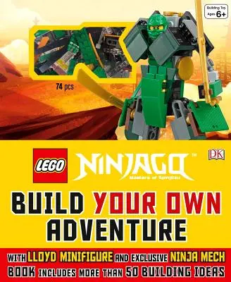 Lego(r) Ninjago: Bau dein eigenes Abenteuer: Mit Lloyd-Minifigur und exklusivem Ninja-Merch, Buch mit mehr als 50 Bausteinen - Lego(r) Ninjago: Build Your Own Adventure: With Lloyd Minifigure and Exclusive Ninja Merch, Book Includes More Than 50 Buil