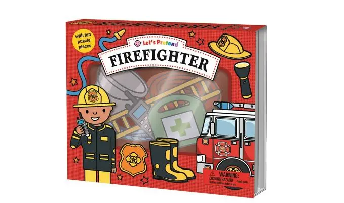 Zum Vormachen: Feuerwehrmann-Set: Mit lustigen Puzzle-Teilen - Let's Pretend: Firefighter Set: With Fun Puzzle Pieces