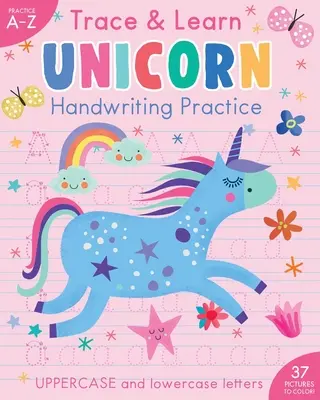 Trace & Learn Handschrift üben: Einhorn - Trace & Learn Handwriting Practice: Unicorn