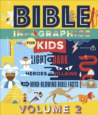 Bibel-Infografiken für Kinder(tm) Band 2: Licht und Dunkelheit, Helden und Schurken und verblüffende Fakten zur Bibel - Bible Infographics for Kids(tm) Volume 2: Light and Dark, Heroes and Villains, and Mind-Blowing Bible Facts