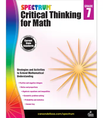 Spectrum Kritisches Denken für Mathematik, Klasse 7 - Spectrum Critical Thinking for Math, Grade 7