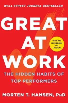 Großartig bei der Arbeit: Die verborgenen Gewohnheiten von Spitzenleuten - Great at Work: The Hidden Habits of Top Performers