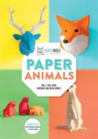 Papier-Tiere: Band 1: Fuchs, Hirsch, Erdmännchen und Bärenfamilie - Paper Animals: Volume 1: Fox, Deer, Meerkat and Bear Family