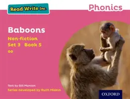 Lesen-Schreiben-Inc. Phonics: Rosa Set 3 Sachbuch 5 Paviane - Read Write Inc. Phonics: Pink Set 3 Non-fiction 5 Baboons