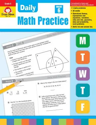 Tägliche Mathematikübungen, Klasse 6 - Daily Math Practice, Grade 6