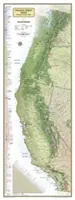 National Geographic: Pacific Crest Trail Wandkarte in Geschenkbox Wandkarte (18 X 48 Zoll) - National Geographic: Pacific Crest Trail Wall Map in Gift Box Wall Map (18 X 48 Inches)