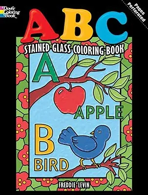 ABC Buntglasmalbuch - ABC Stained Glass Coloring Book
