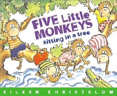 Fünf kleine Affen sitzen auf einem Baum - Five Little Monkeys Sitting in a Tree