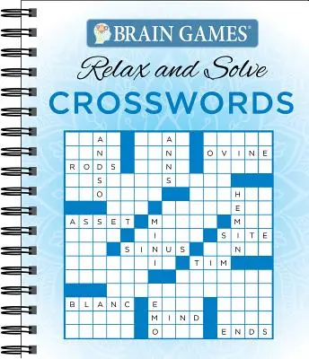 Denkspiele - Entspannen und Lösen: Kreuzworträtsel (Blau) - Brain Games - Relax and Solve: Crosswords (Blue)