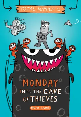 Montag - In der Höhle der Diebe (Total Mayhem #1) (Bibliotheksausgabe), 1 - Monday - Into the Cave of Thieves (Total Mayhem #1) (Library Edition), 1