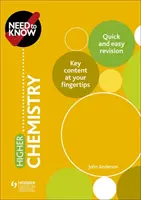 Was man wissen muss: Höhere Chemie - Need to Know: Higher Chemistry