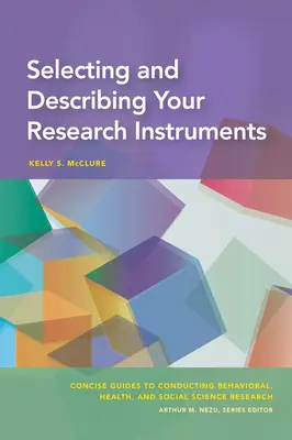 Auswählen und Beschreiben Ihrer Forschungsinstrumente - Selecting and Describing Your Research Instruments