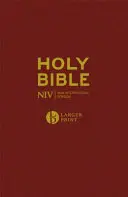 NIV Larger Print Burgundy Hardback Bibel - NIV Larger Print Burgundy Hardback Bible