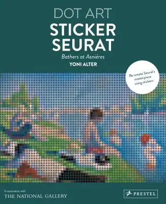 Aufkleber Seurat: Badende in Asnieres Dot Art - Sticker Seurat: Bathers at Asnieres Dot Art