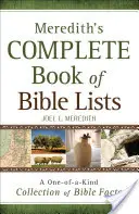 Merediths Vollständiges Buch der Bibellisten: Eine einmalige Sammlung von biblischen Fakten - Meredith's Complete Book of Bible Lists: A One-Of-A-Kind Collection of Bible Facts