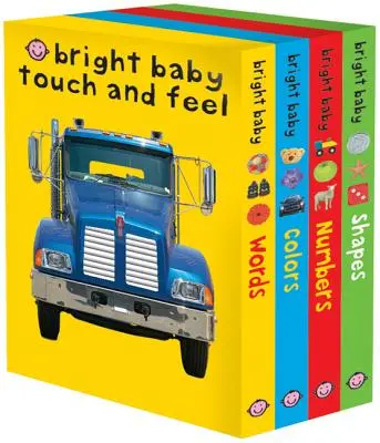 Bright Baby Touch & Feel Slipcase 2: Enthält Wörter, Farben, Zahlen und Formen - Bright Baby Touch & Feel Slipcase 2: Includes Words, Colors, Numbers, and Shapes