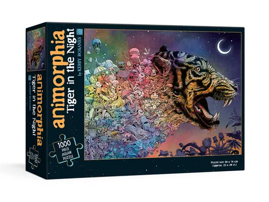 Animorphia Tiger in der Nacht Puzzle - Animorphia Tiger in the Night Puzzle