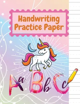 Bezauberndes Kindergarten-Schreibpapier mit Linien für ABC-Kinder Notizbuch mit gepunkteten linierten Blättern für K-3 Schüler - Adorable Kindergarten writing paper with lines for ABC kids Notebook with Dotted Lined Sheets for K-3 Students