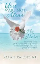 Du bist nicht allein. Er ist hier: Andachten über Trauer, Angst und tiefe Traurigkeit und die Erfahrung von Gottes Liebe, Frieden und Trost - You are not Alone. He is Here: Devotions about grief, anxiety, and deep sadness while experiencing God's love, peace, and comfort